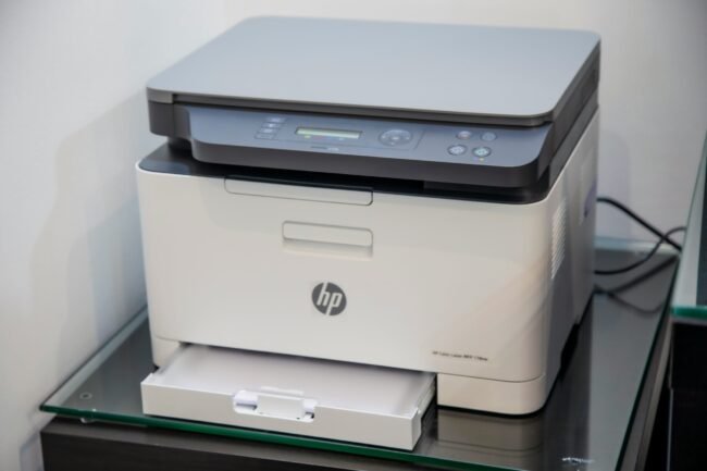 white and gray hp white and gray hp all in one printer